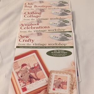 Vintage Workshop Vintage Digital Images On Cd